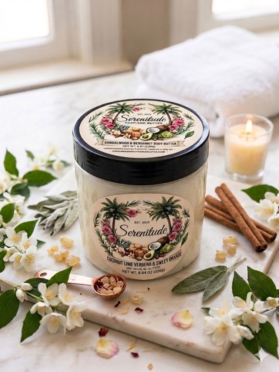Coconut Lime Verbena & Sweet Orange Body Butter