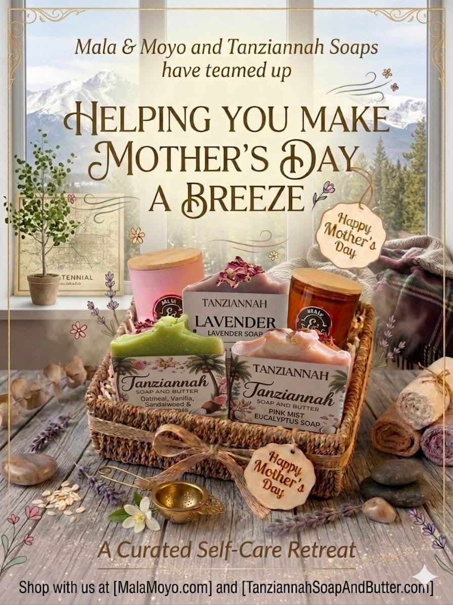 Product Title: The "Mother’s Day Breeze" Collaboration: Tanziannah x Mala Moyo Limited Edition Gift Set