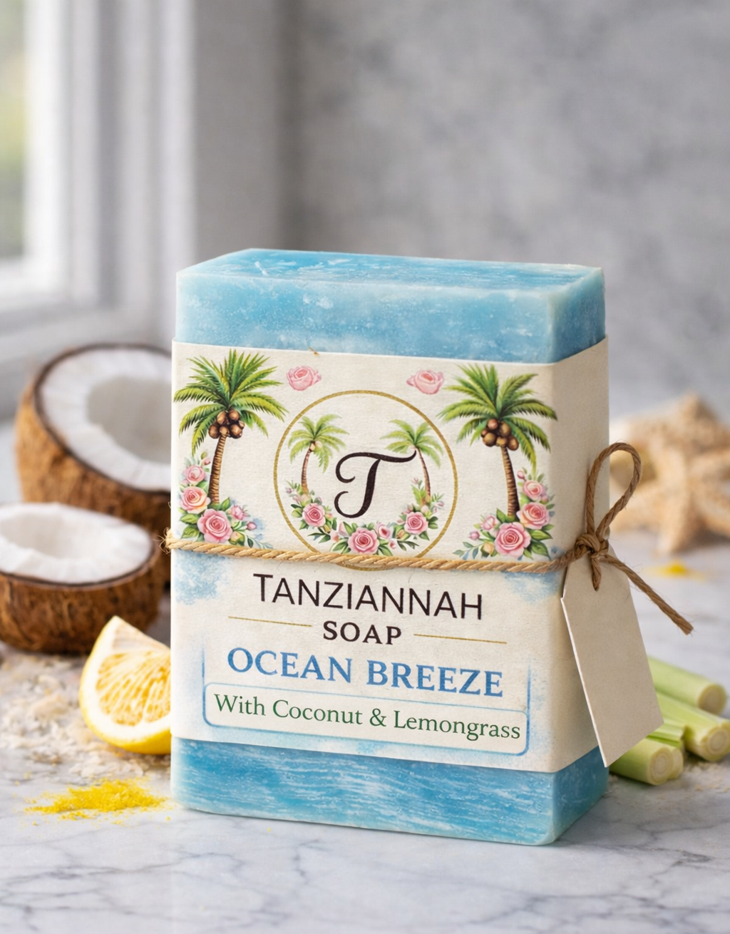 Ocean Breeze - Coconut Lemongrass Soap